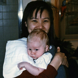 Jeri with baby Brett