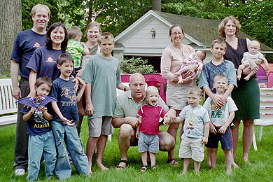 Many Cousins Gathered in June 2003