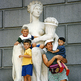 Statue at state capitol in Sacramento