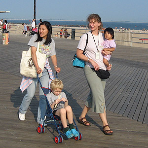 On the boardwalk