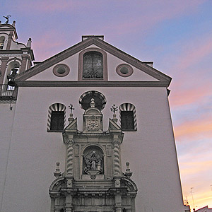 Sunset and Cordoba Church