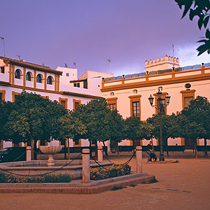 Sunset and Cordoba Church