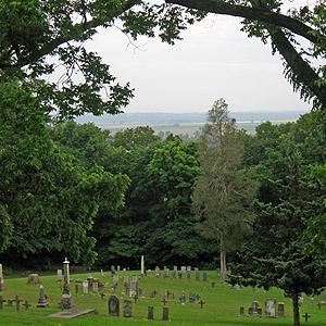 Another view of Garrison Hill Cemetery