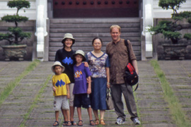 Hadley-Ives family with Juning