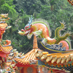 Temple Roof at Chukou