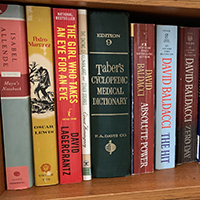 A bookshelf