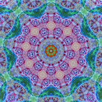 9-pointed star design made from a painting I did in high school