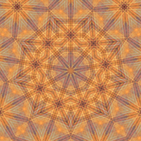 9-pointed star design based on a sunset