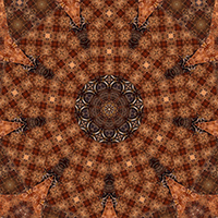 9-pointed star design based on a sparrow