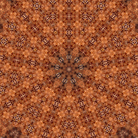 9-pointed star design based on a sparrow