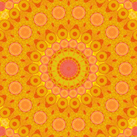 9-pointed star design based on petals on a flower