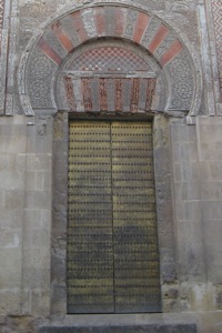 A door in the old part of Cordoba, Spain