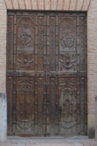 A door in the old part of Cordoba, Spain