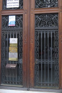 A door in the Batlo home in Barcelona