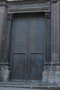 A door in the Batlo home in Barcelona