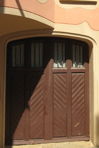 A door in the Batlo home in Barcelona