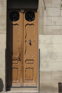 A door in the Batlo home in Barcelona