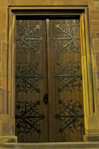 A door in the castle