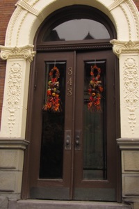 A door in Albany, New York