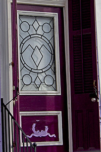 A door in the Batlo home in Barcelona