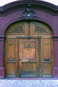 A door in the castle