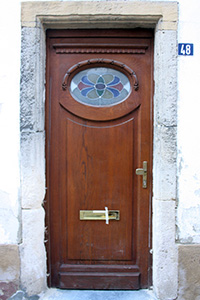 A door in the castle