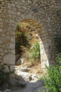 A gateway in a ruined Ottoman fortress in Herzegovina