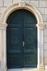 A door in the old part of Cordoba, Spain