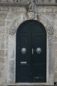 A door in the old part of Cordoba, Spain