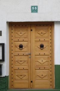 A door in the castle