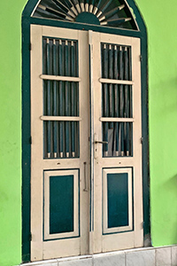 A door in the castle