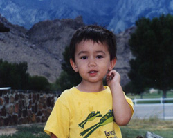 Arthur in front of Mount Whitney