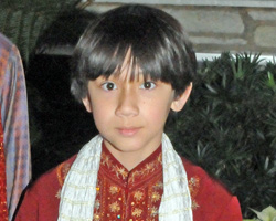 Arthur in the Jewel Box at Uncle Thomas and Aunt Sonie's wedding