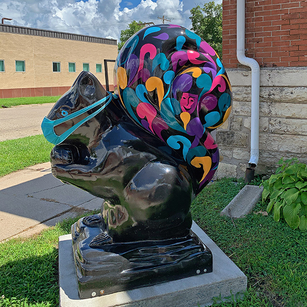 Black Squirrel at the Marysville Lee Dam Center for Fine Art