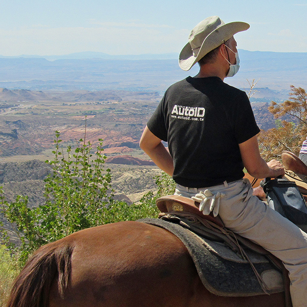 Greek and Hsiao-Chi on the horseback ride