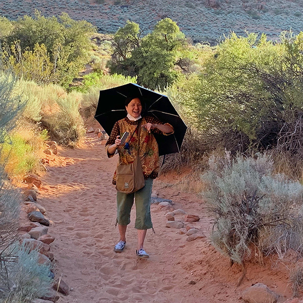 Jeri on Jenny’s Trail in Snow Canyon State Park