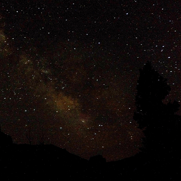 Milky Way looking south from Lyons Gulch