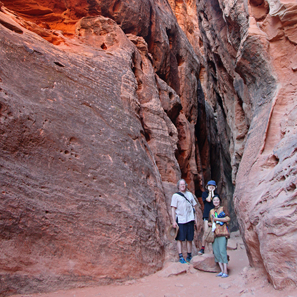Slot Canyon at end of Jenny’s Trail in Snow Canyon