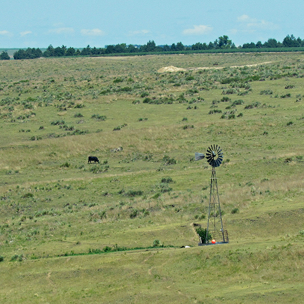 The high plains of northwestern Kansas look like this 