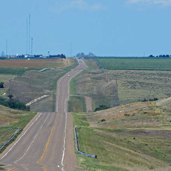 US-36 in northwestern Kansas