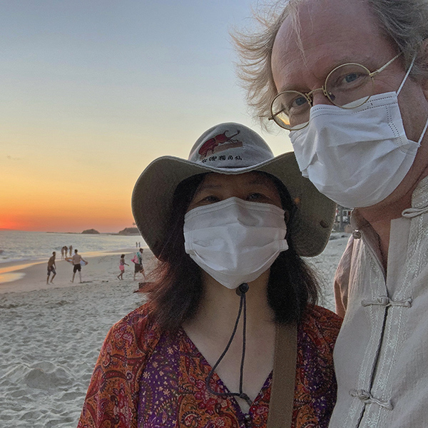 Eric and Jeri at Aliso Beach