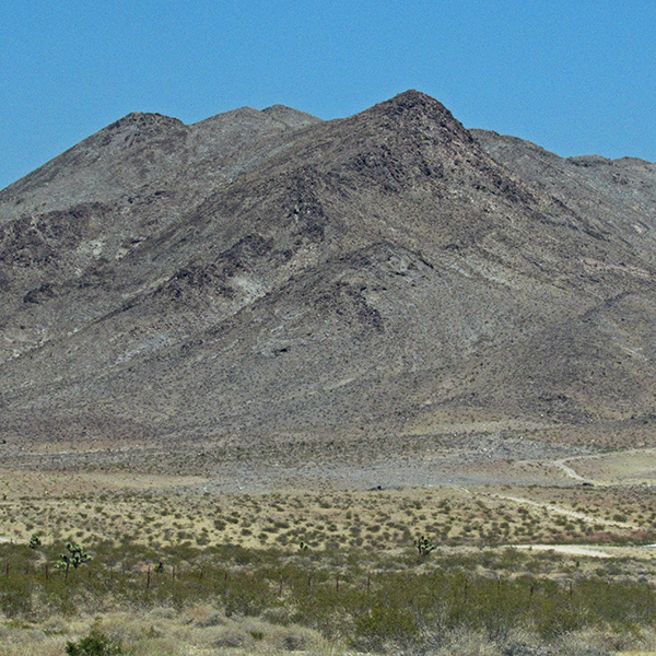 The Mohave Desert landscape