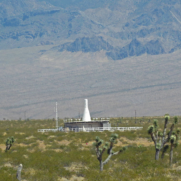 Vortac (VOR radio navigational aid for aircraft) South of I-15 just west of Bunkerville, Nevada