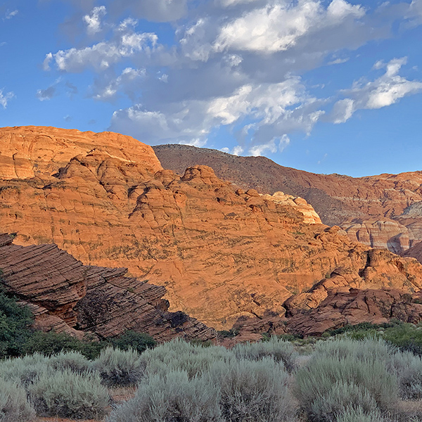 Dawn in Snow Canyon