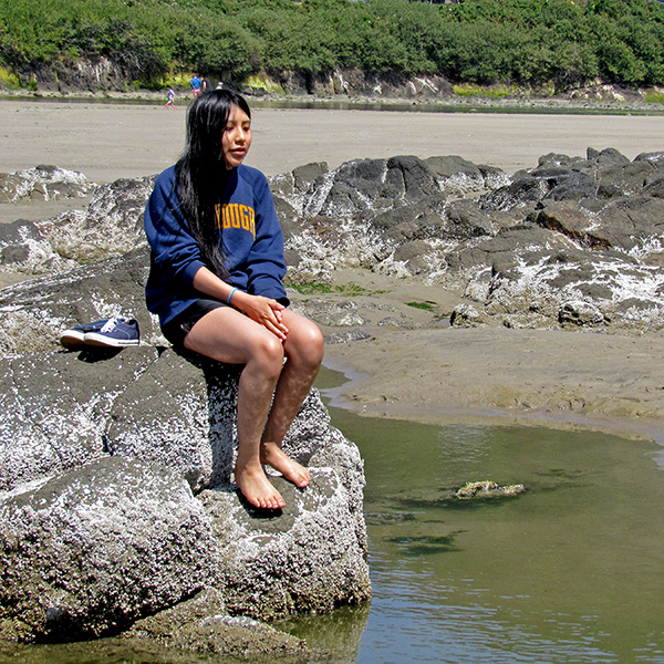 Angie in Yachats.