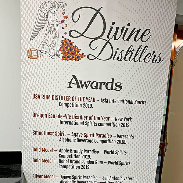 Some of the awards that Divine Distillers have one in international competitions.
