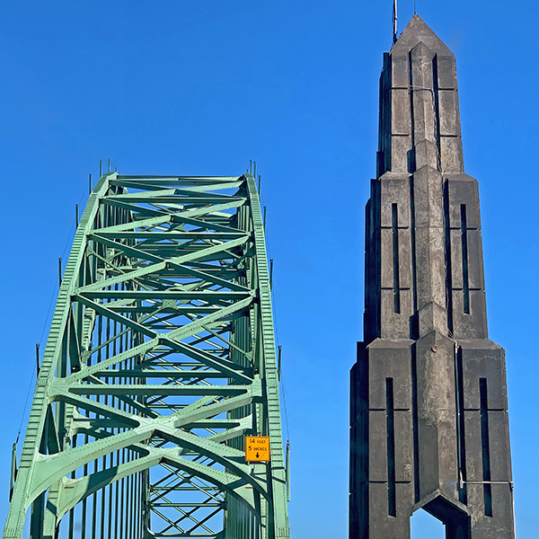 The bridge between Newport and South Beach.