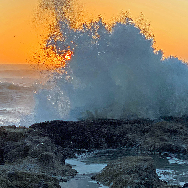 Sunset at Yachats