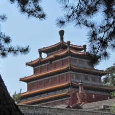 Qing Summer Resort Outling Temple in Chengde