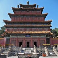 Qing Summer Resort Outling Temple in Chengde